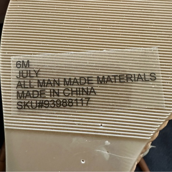 SM New York Women's Brown Strappy Sandals - Picture 4 of 4